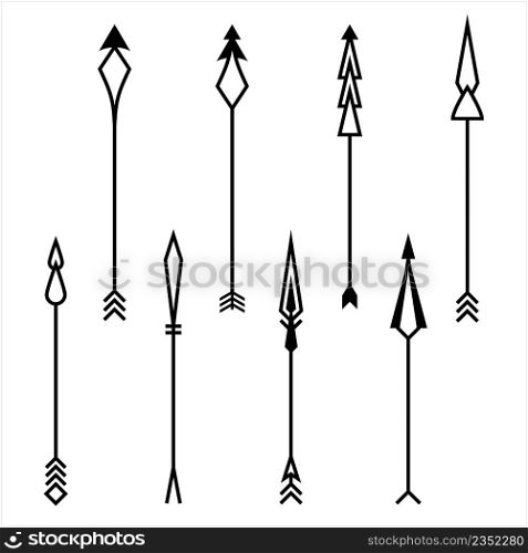 Arrow Collection, Various Vector Art Illustration