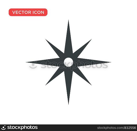 Arrow Compass Icon Vector Illustration Design