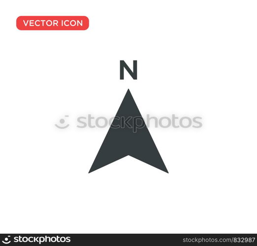 Arrow Compass Icon Vector Illustration Design