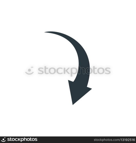 Arrow cursor pointer icon vector design illustration.