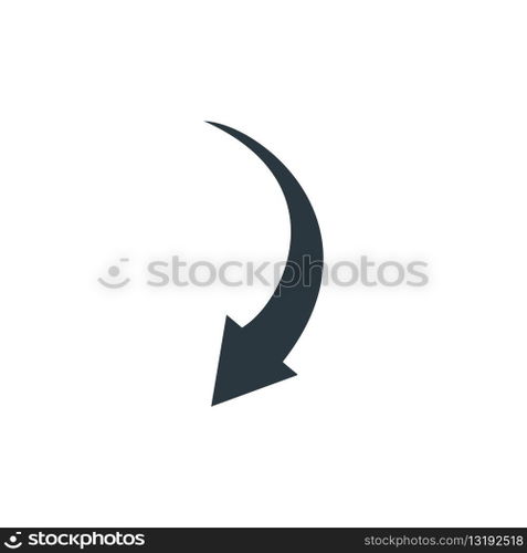 Arrow cursor pointer icon vector design illustration.
