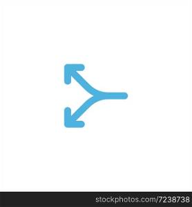 arrow direction icon flat vector logo design trendy illustration signage symbol graphic simple