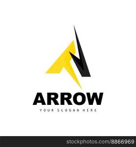 Arrow Direction Logo, Directional Direction Vector Icon, A Letter Model Design