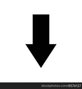 Arrow down icon. Vector illustration. EPS 10. Stock image.. Arrow down icon. Vector illustration. EPS 10.