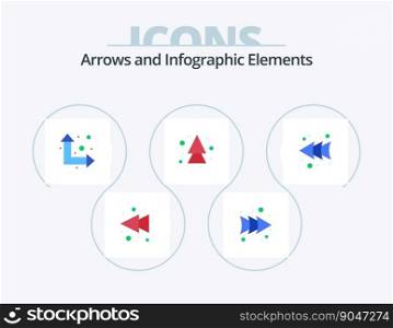 Arrow Flat Icon Pack 5 Icon Design. . left. right