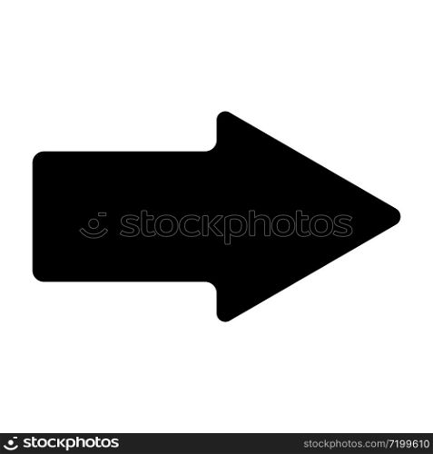 Arrow flat icon vector sign isolated on white background. Next, previous, up, down symbol shape illustration