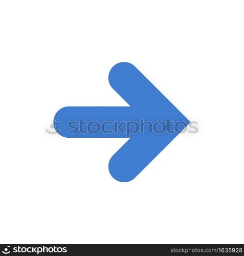 Arrow, Forward, Arrows, Right  Flat Color Icon. Vector icon banner Template