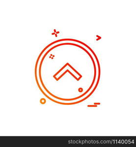 Arrow icon design vector