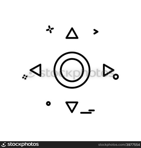 arrow icon design vector