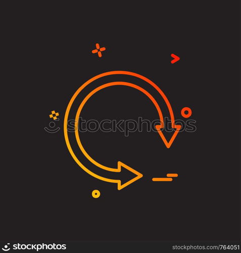 Arrow icon design vector