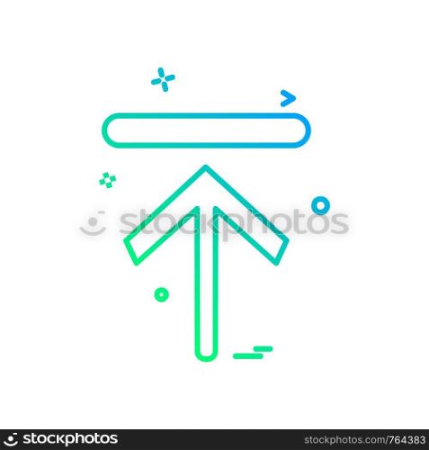 Arrow icon design vector