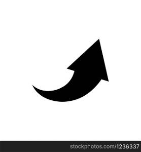 arrow icon in trendy flat style