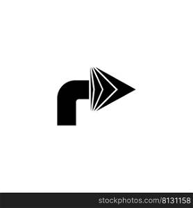  Arrow icon set vector illustration Logo Template design