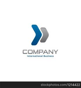 Arrow icon symbol concept related to finance or investment. Digital investment technology. Finance Industry logo
