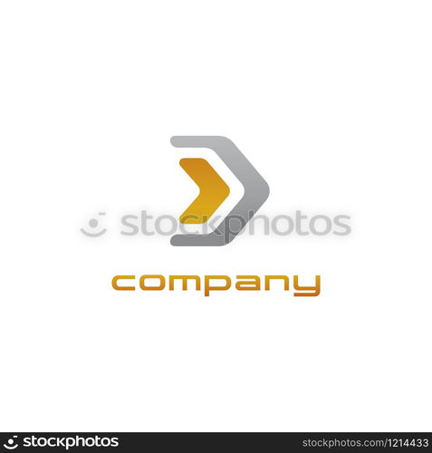 Arrow icon symbol concept related to finance or investment. Digital investment technology. Finance Industry logo