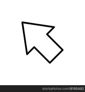 arrow icon vector design template simple and clean