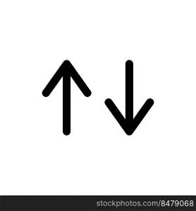 Arrow icon vector flat style illustration logo template