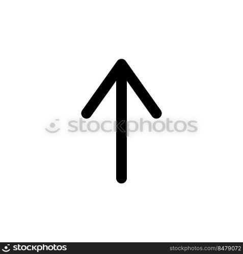 Arrow icon vector flat style illustration logo template