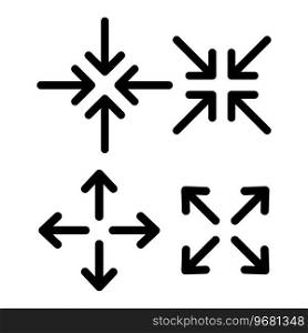 arrow icon vector illustration logo design