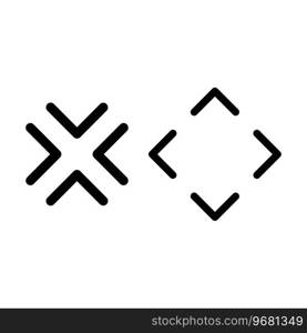 arrow icon vector illustration logo design