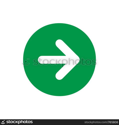 Arrow icon vector logo template