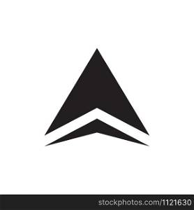 arrow icon vector logo template in trendy flat style