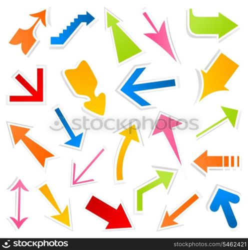 Arrow icon4. Collection of arrows for web design. A vector illustration