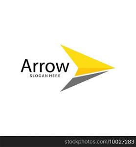 Arrow illustration logo vector template