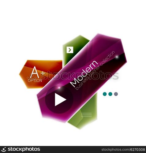 Arrow infographics element. Arrow infographics. Vector business colorful element of presentation