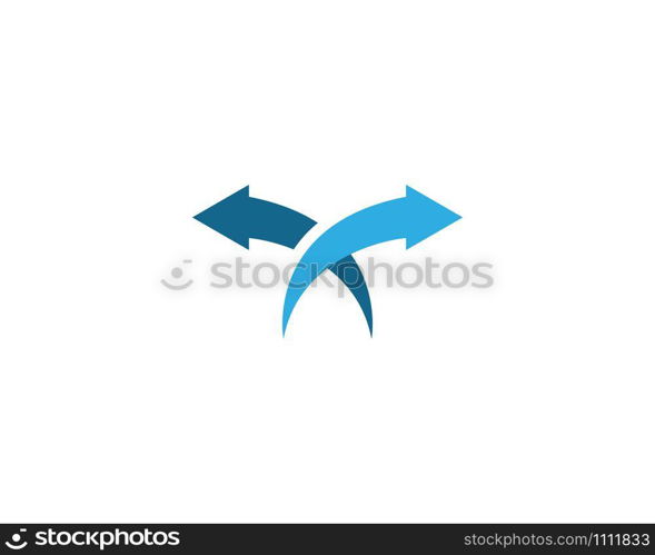 Arrow logo vector template