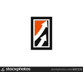 Arrow Logo vector Template design
