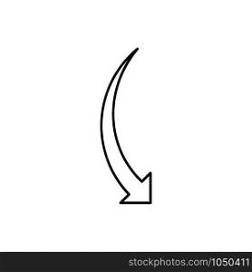 arrow pointer icon trendy