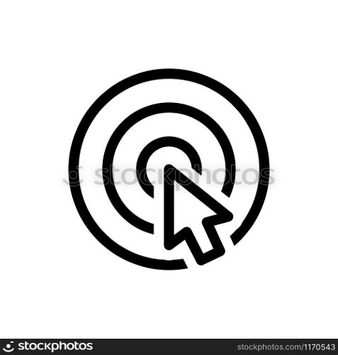 Arrow pointer signage icon vector
