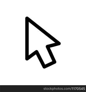 Arrow pointer signage icon vector