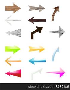 Arrow. Preparation for the Internet as arrows. A vector illustration