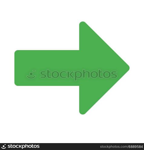 arrow right, icon on isolated background