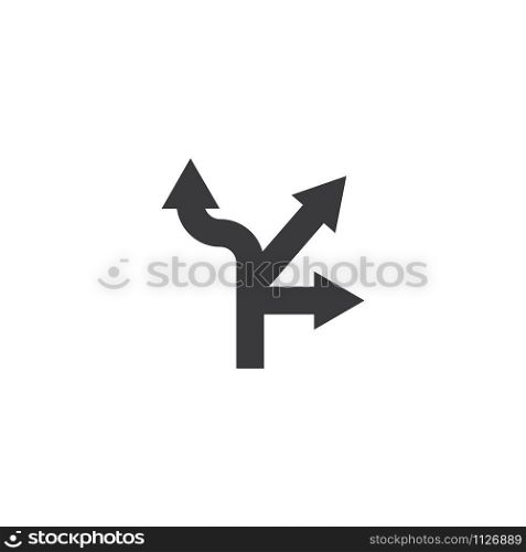 Arrow sign Logo Template vector symbol nature