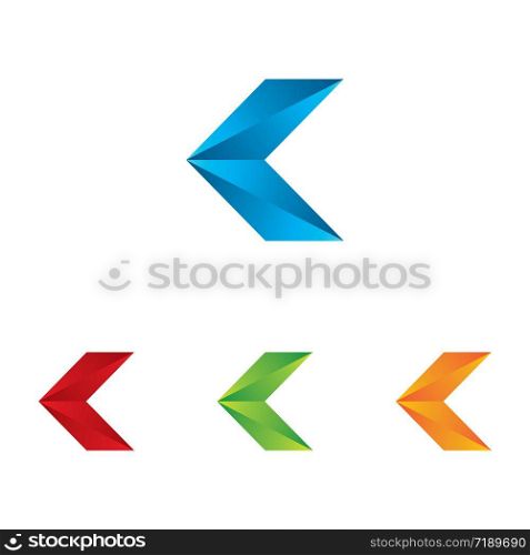 Arrow symbol vector icon illustration