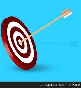 arrow target for marketing design. Sport concept. Accuracy winner. Sport game. Vector illustration. EPS 10.. arrow target for marketing design. Sport concept. Accuracy winner. Sport game. Vector illustration.