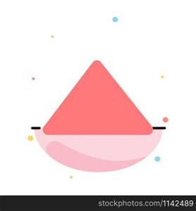 Arrow, Up, Play, Video Abstract Flat Color Icon Template