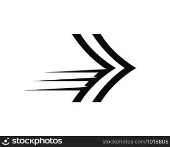 Arrow vector illustration icon Logo of delivery and logistic design