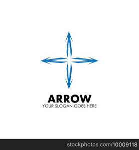 Arrow vector illustration icon Logo Template design