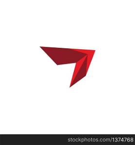Arrow vector illustration icon Logo Template design