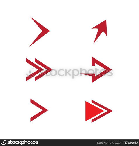 Arrow vector illustration icon Logo Template design