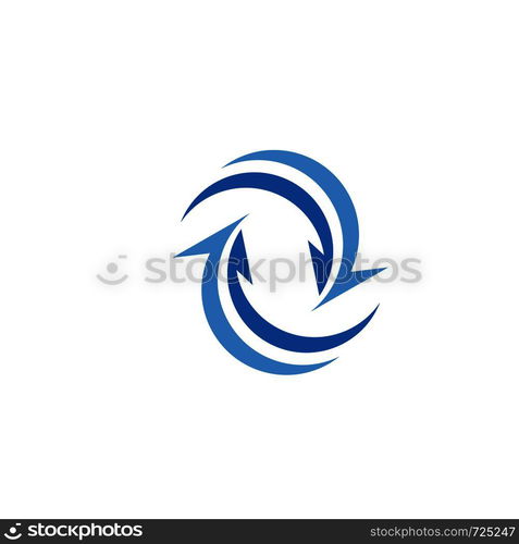 Arrow vector illustration icon Logo Template design