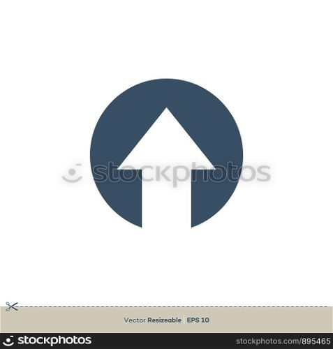 Arrow Vector logo Template Illustration Design. Vector EPS 10.