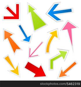 Arrow5. Collection of arrows for web design. A vector illustration