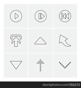 arrows , directions , left , right , pointer , download , upload , up , down , play , pause , foword , rewind , icon, vector, design,  flat,  collection, style, creative,  icons