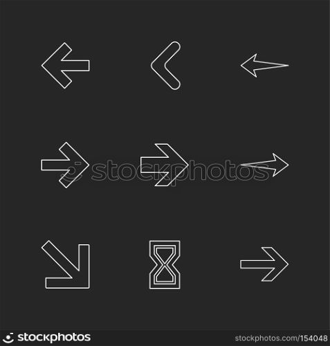 arrows , directions , pointer , arrow , left , right , up , down , mouse , play , rewind , foword , icon, vector, design,  flat,  collection, style, creative,  icons