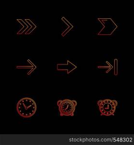 arrows , directions , pointer , arrow , left , right , up , down , mouse , play , rewind , foword , icon, vector, design, flat, collection, style, creative, icons